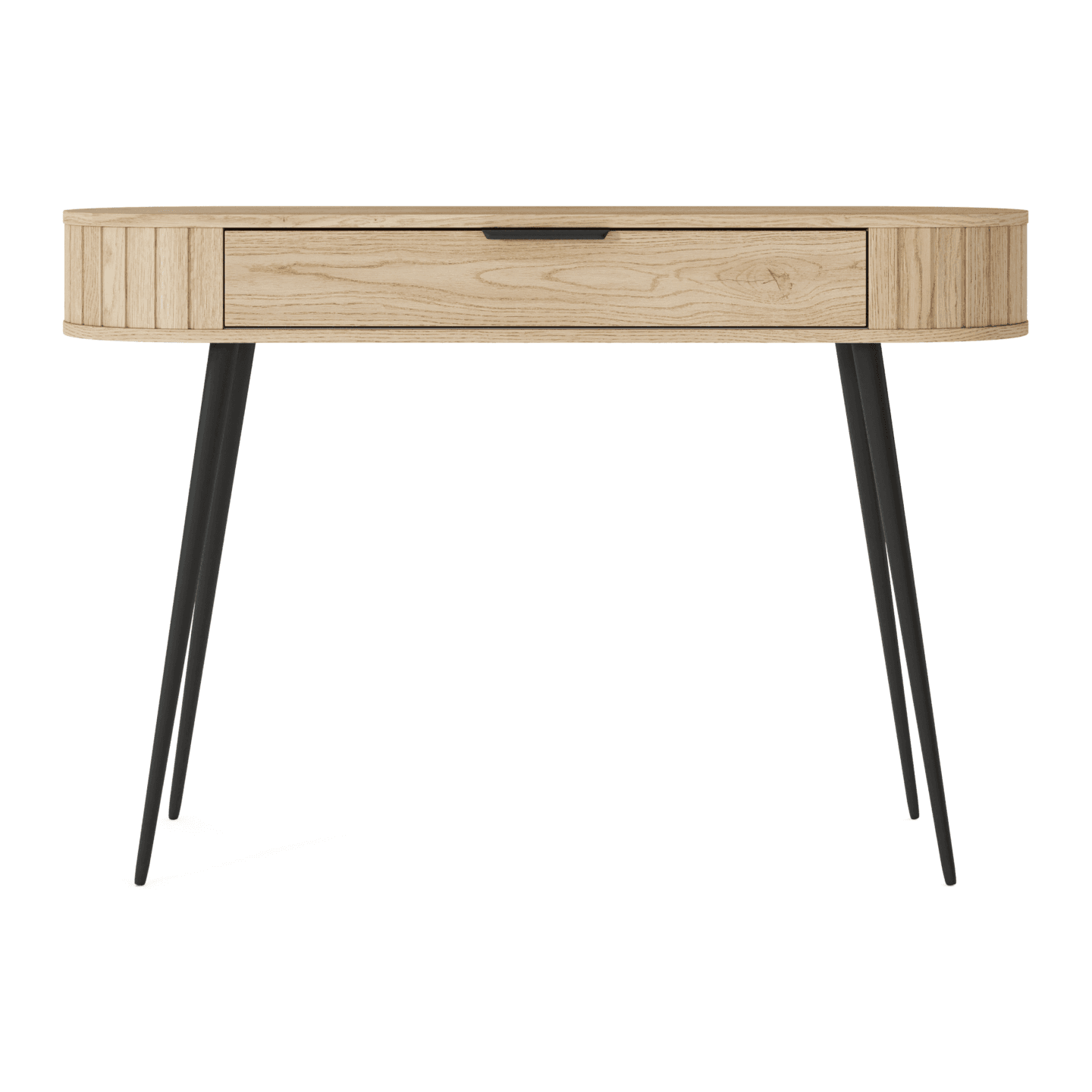 Toaletka Aula 120 cm Dąb cremona + czarne nóżki