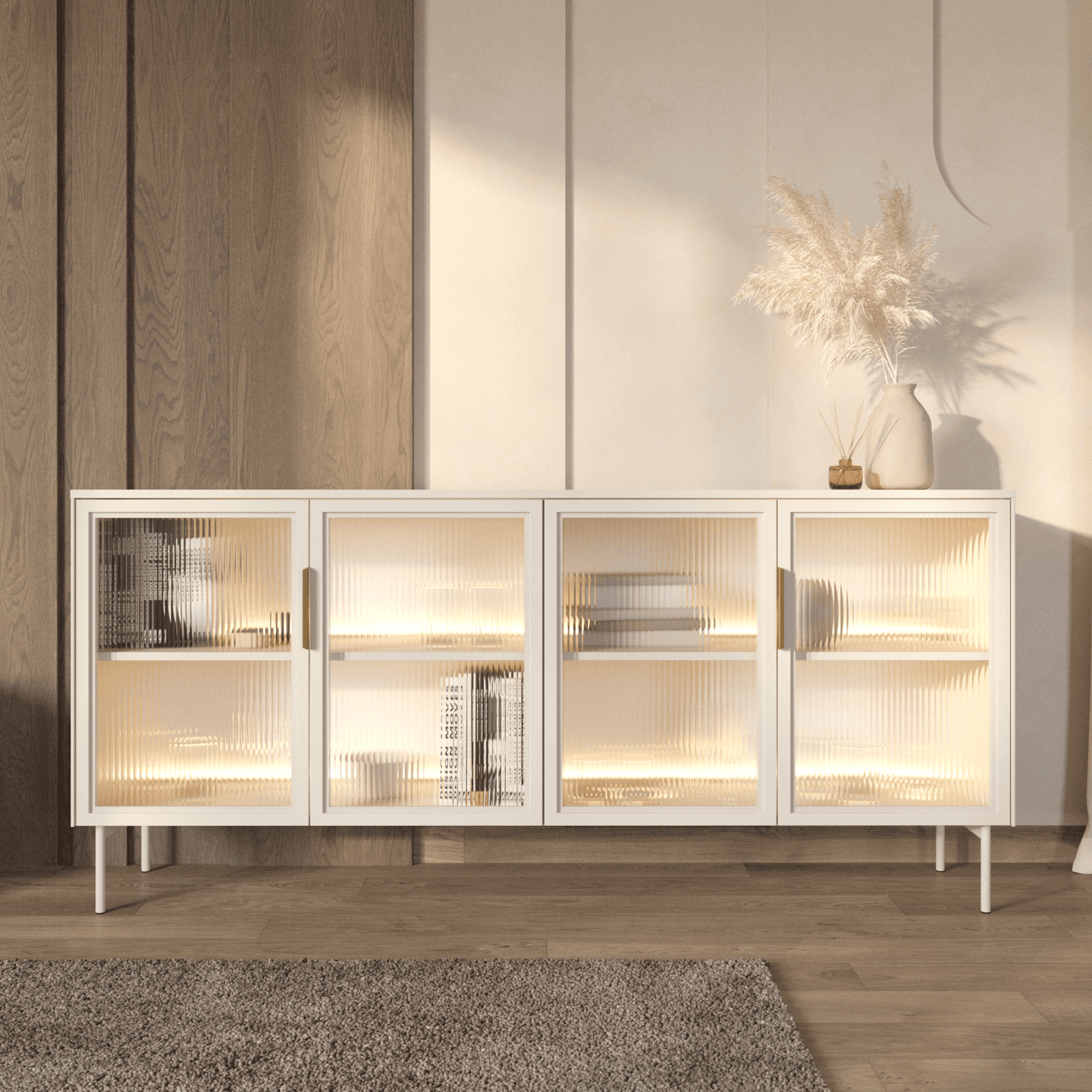 Komoda Lineo LED 181 cm Kaszmir - zdjęcie 2