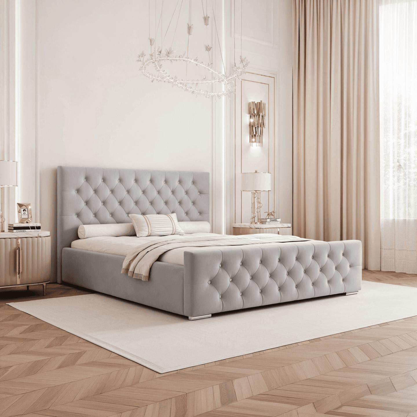 Łóżko tapicerowane Aurelia