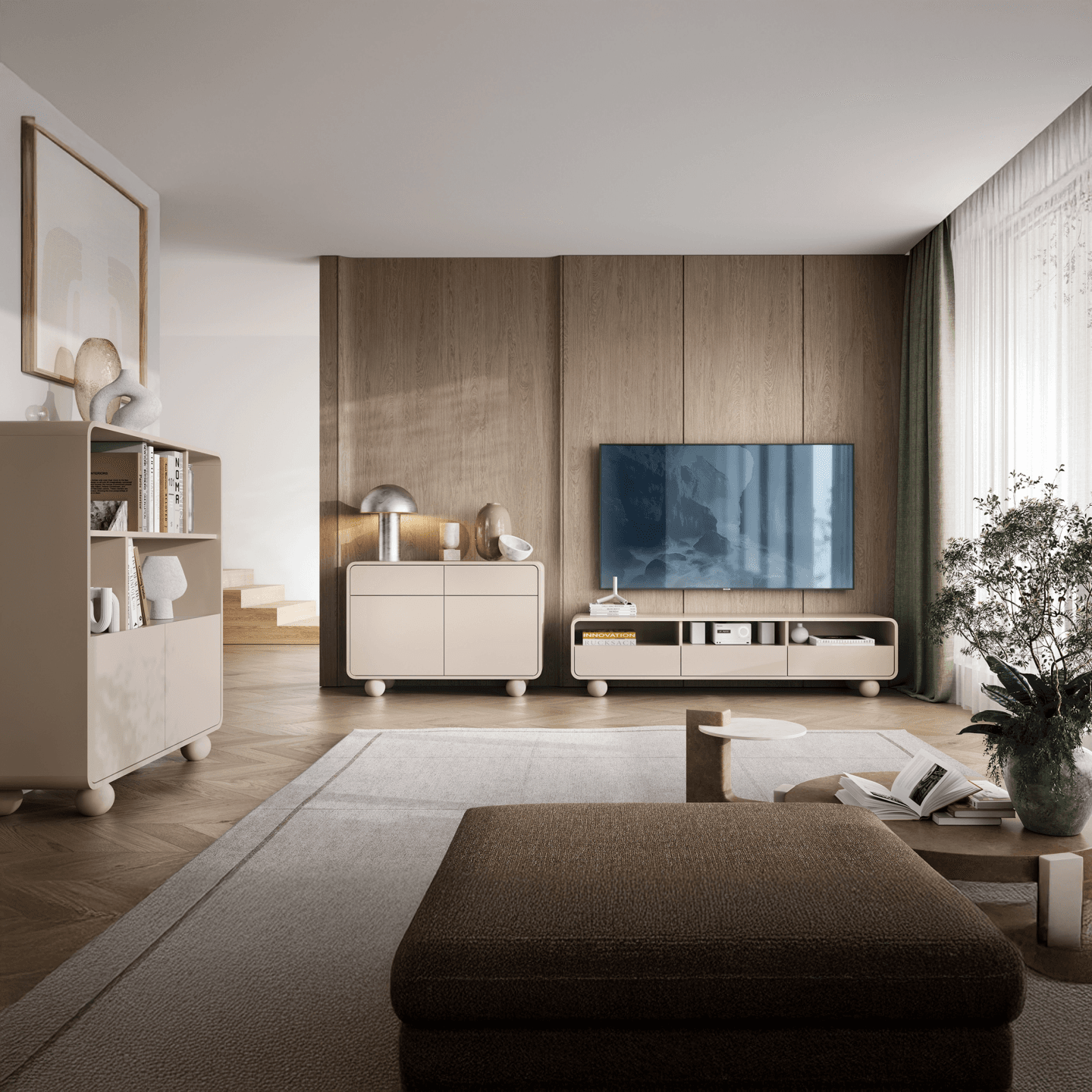 Komoda Olea 160 cm kaszmir