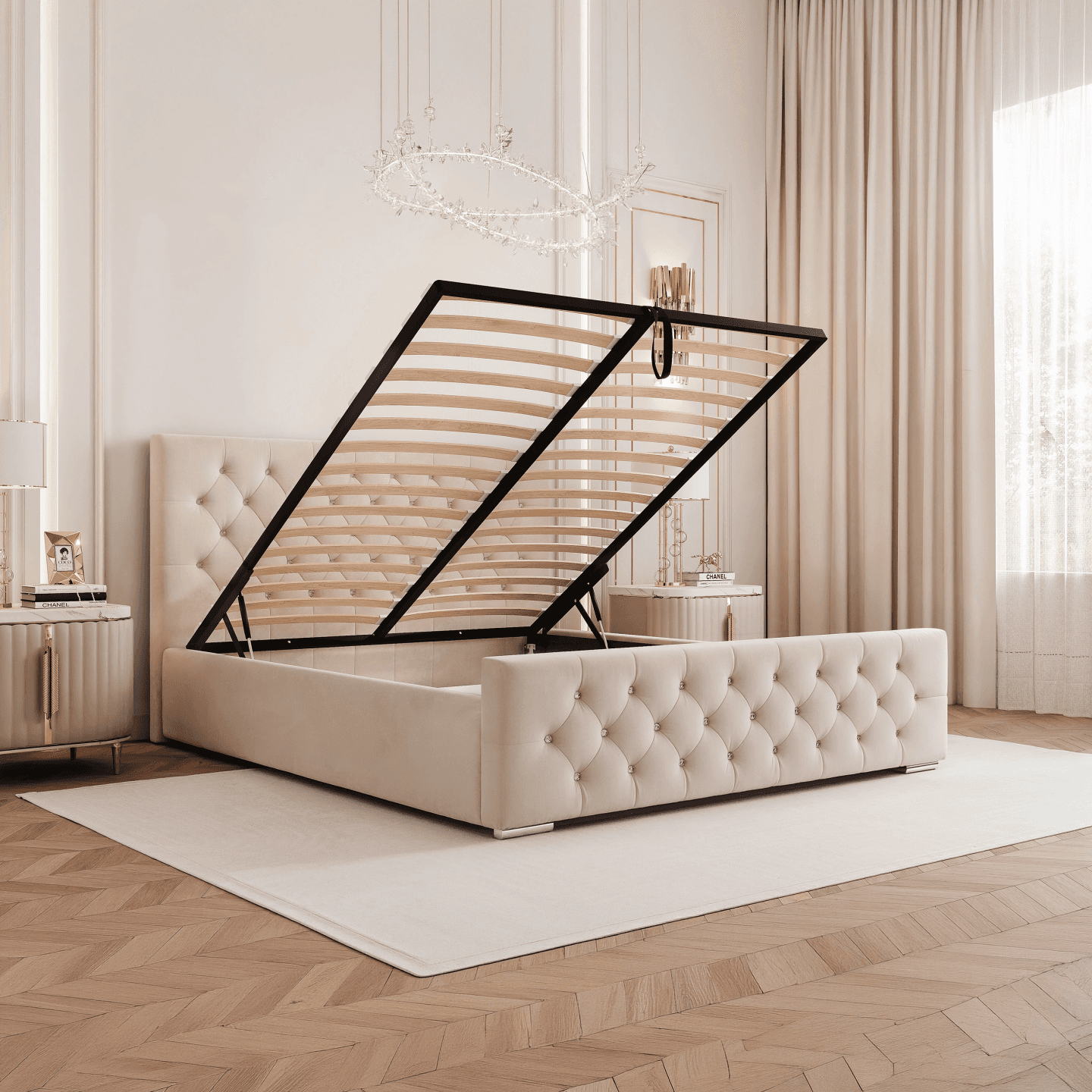 Łóżko tapicerowane Aurelia