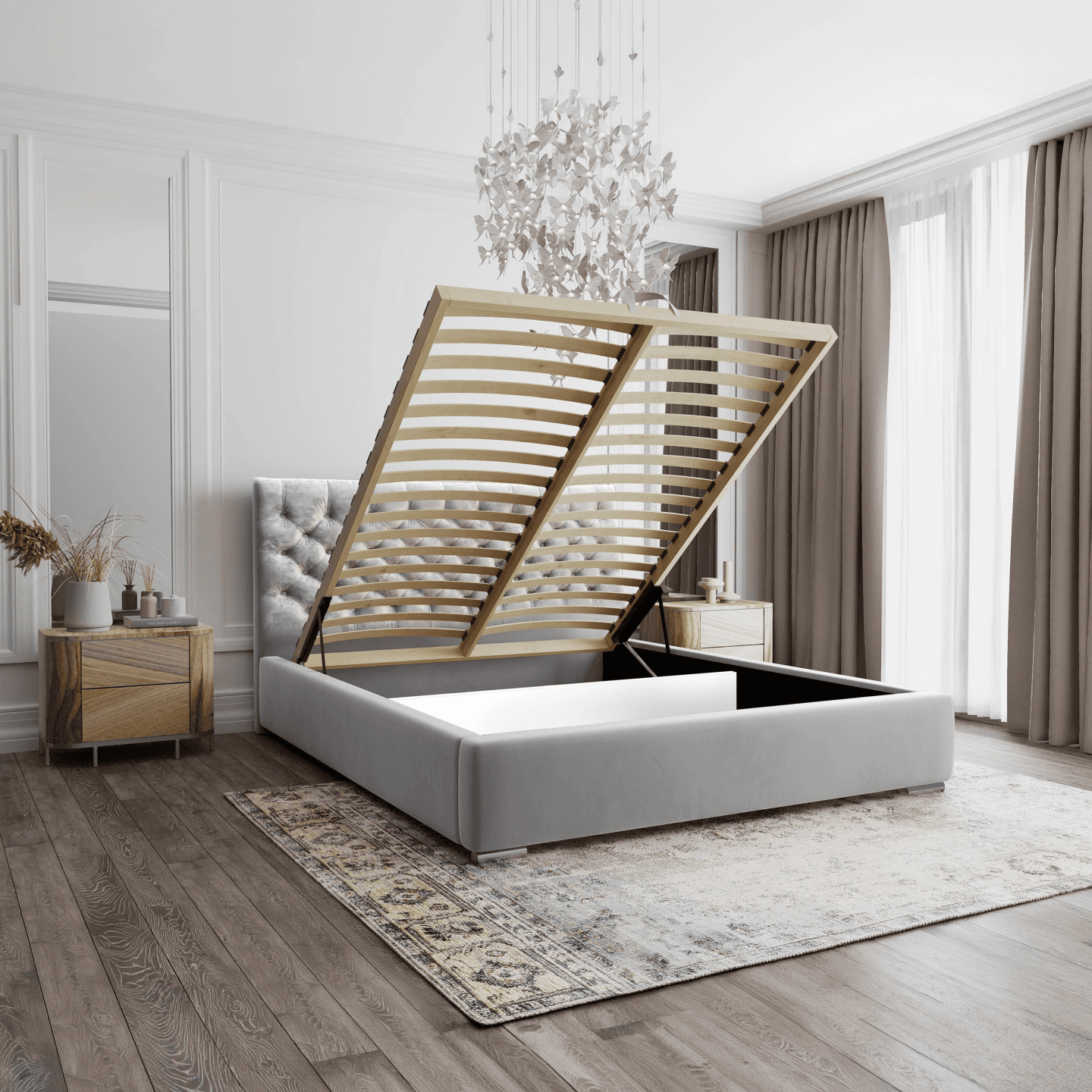 Łóżko tapicerowane Nubo