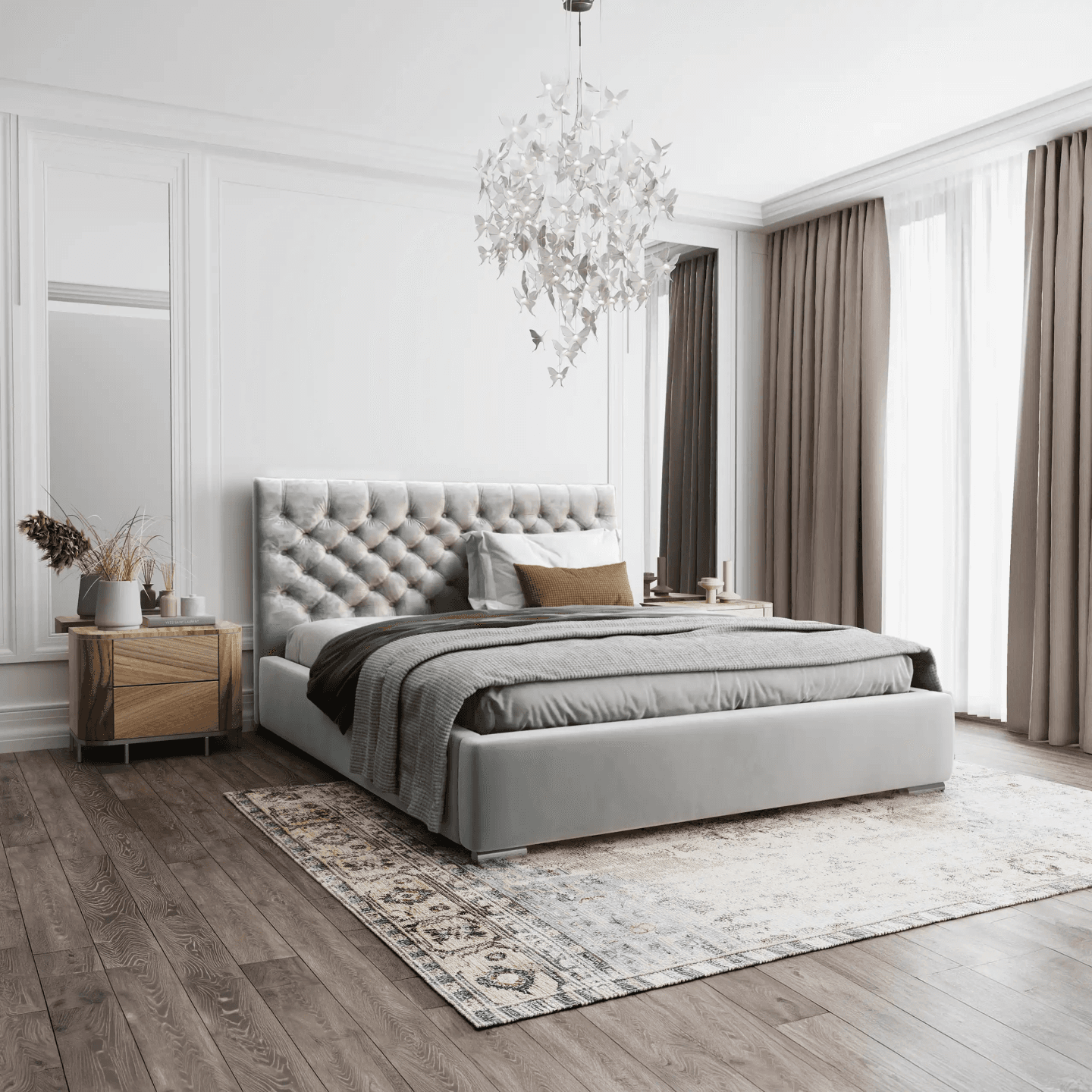 Łóżko tapicerowane Nubo