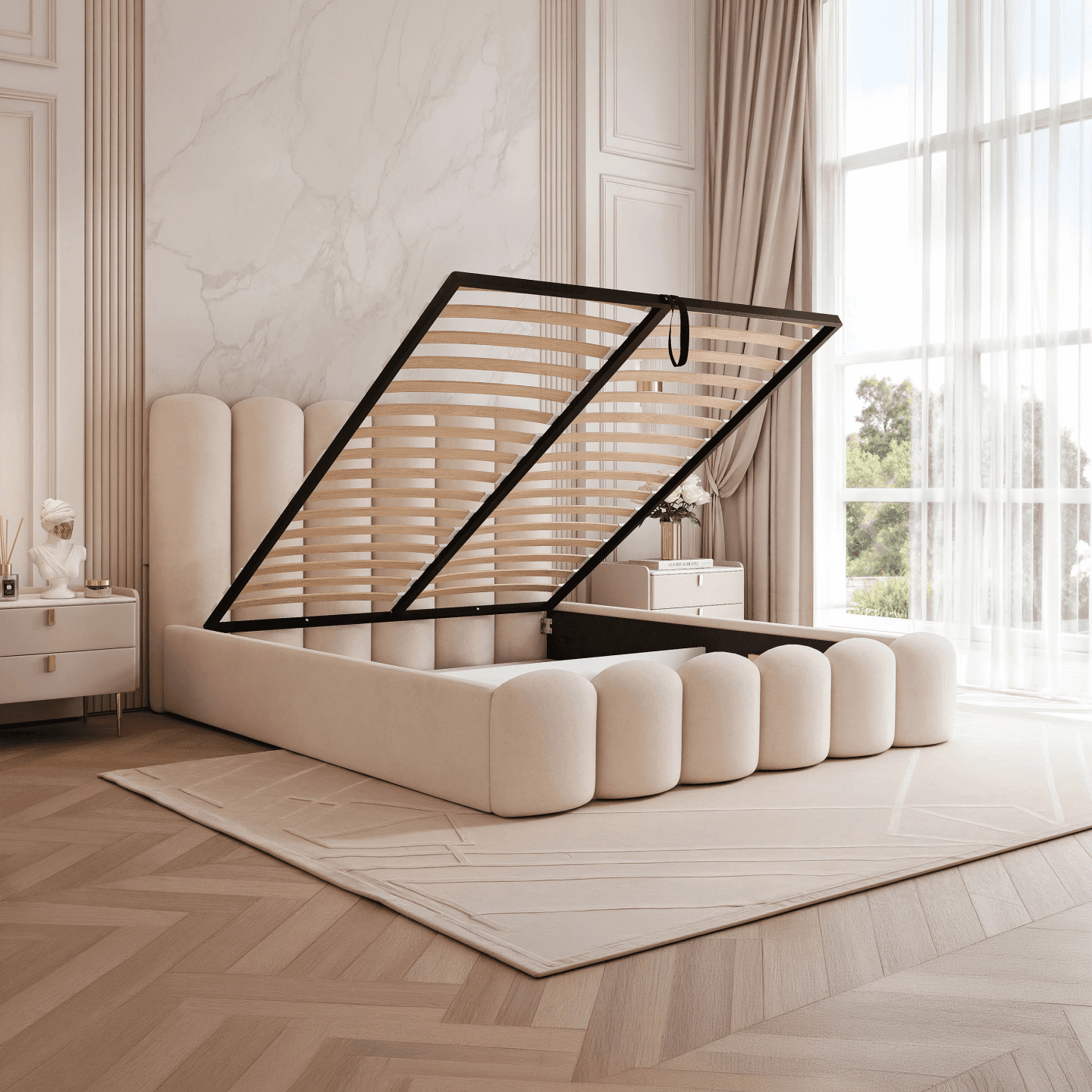 Łóżko Tapicerowane Valentino