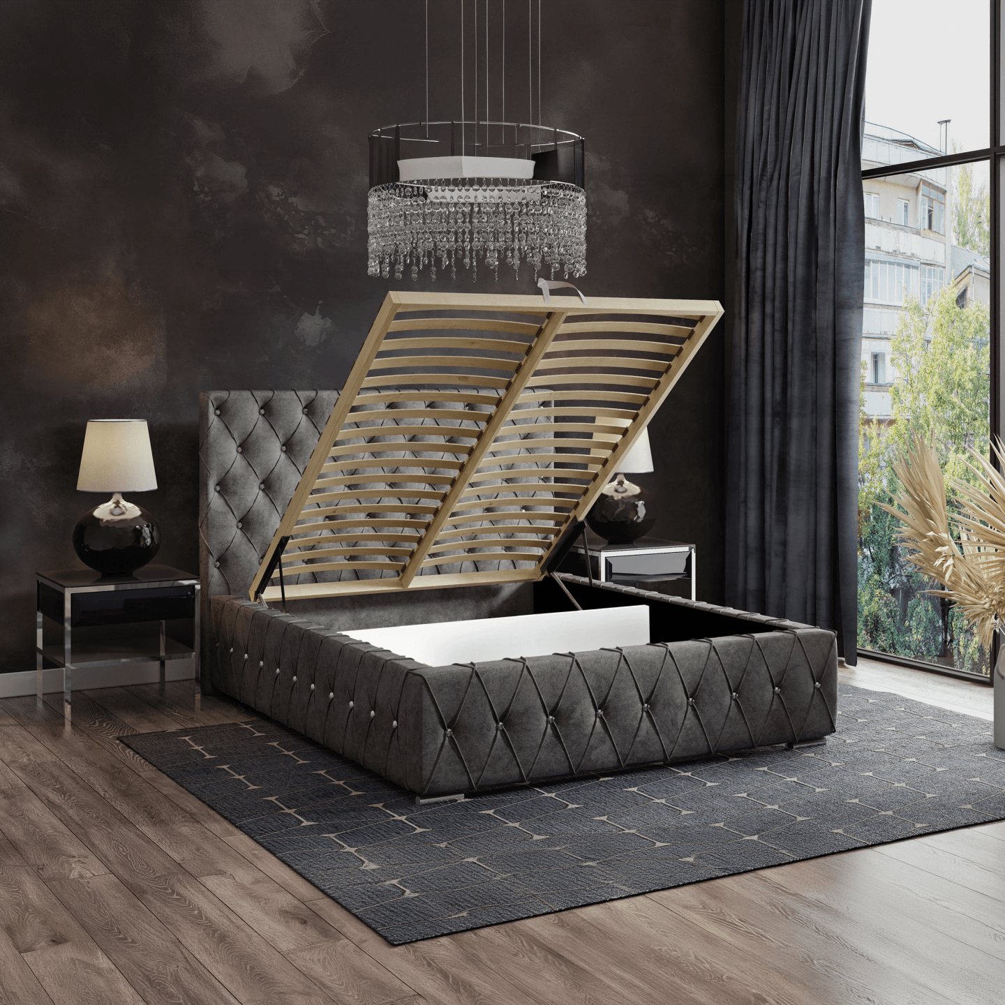 Łóżko Tapicerowane Rimini