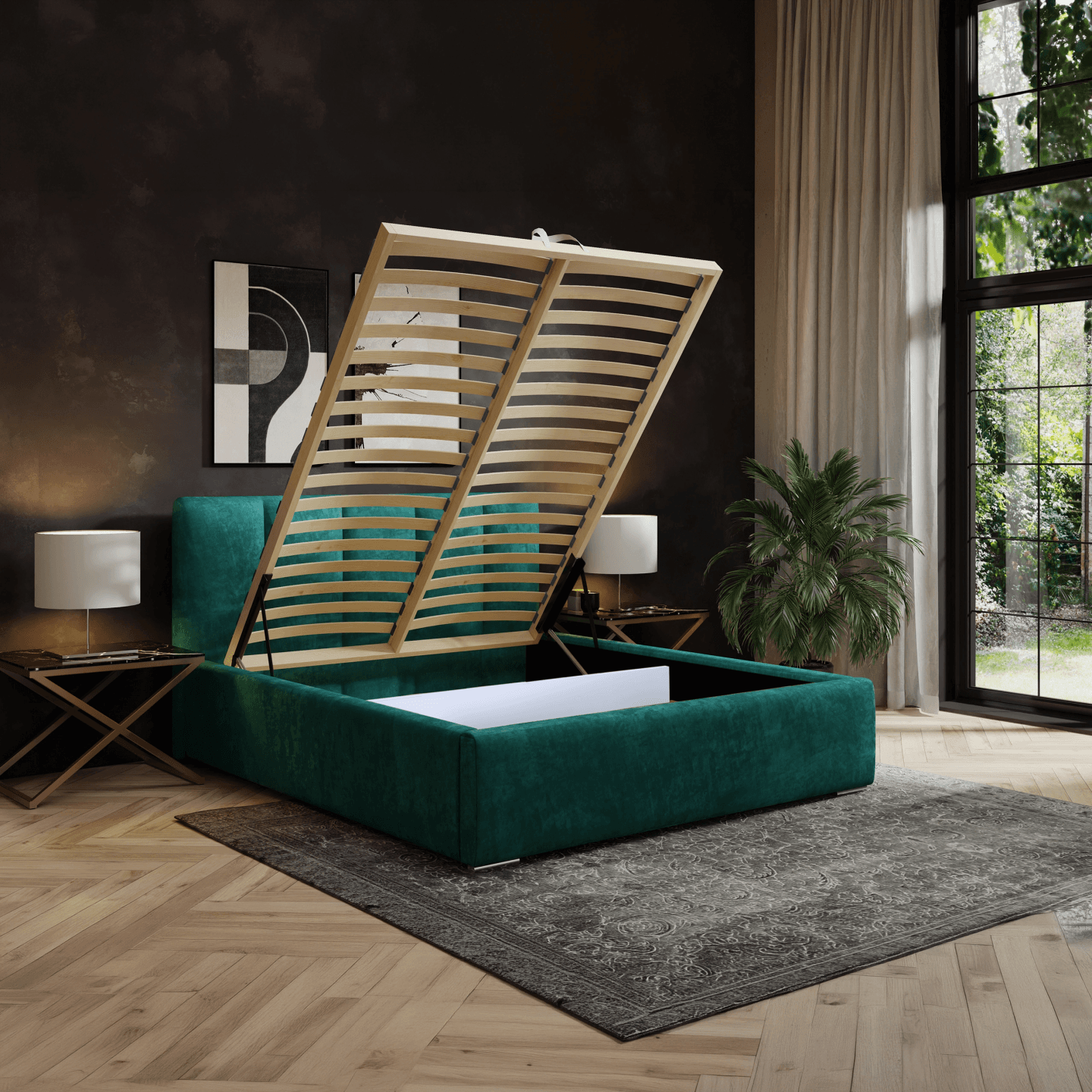 Łóżko Tapicerowane Forma