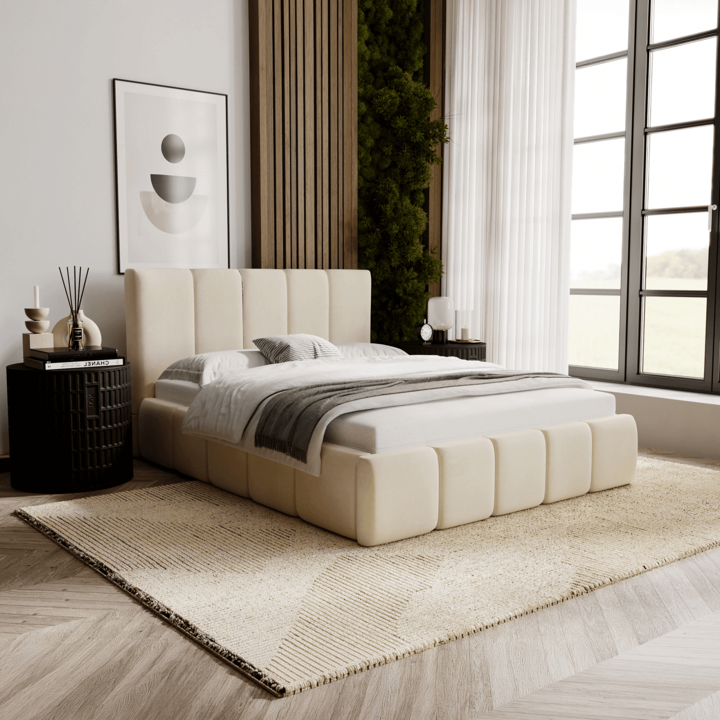 Łóżko Tapicerowane Livia