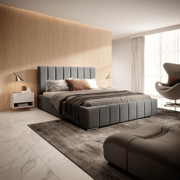 Łóżko Tapicerowane Elora - zdjęcie 2