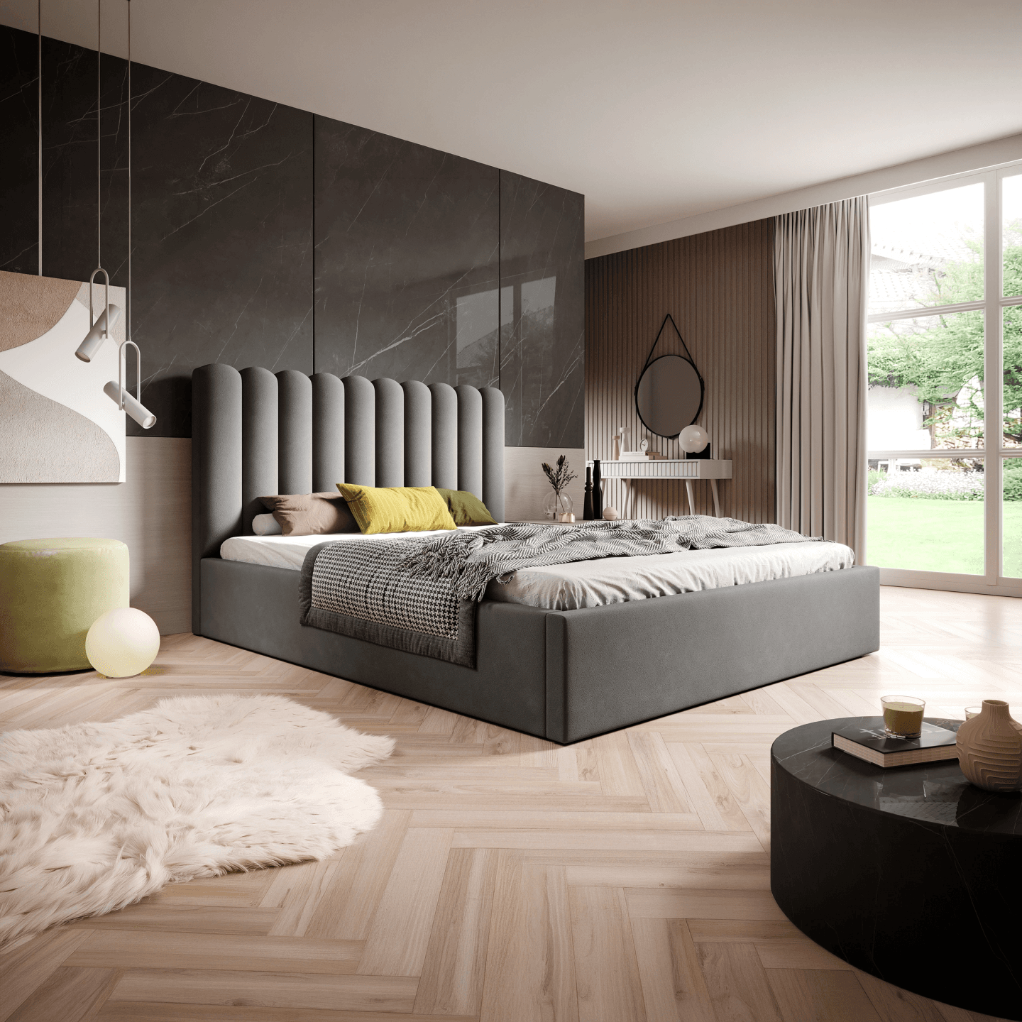 Łóżko Tapicerowane Arisa