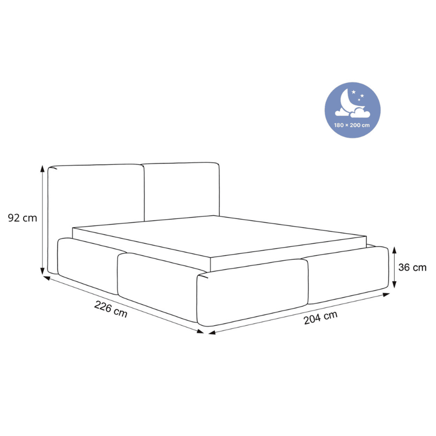 Łóżko Tapicerowane Mireo