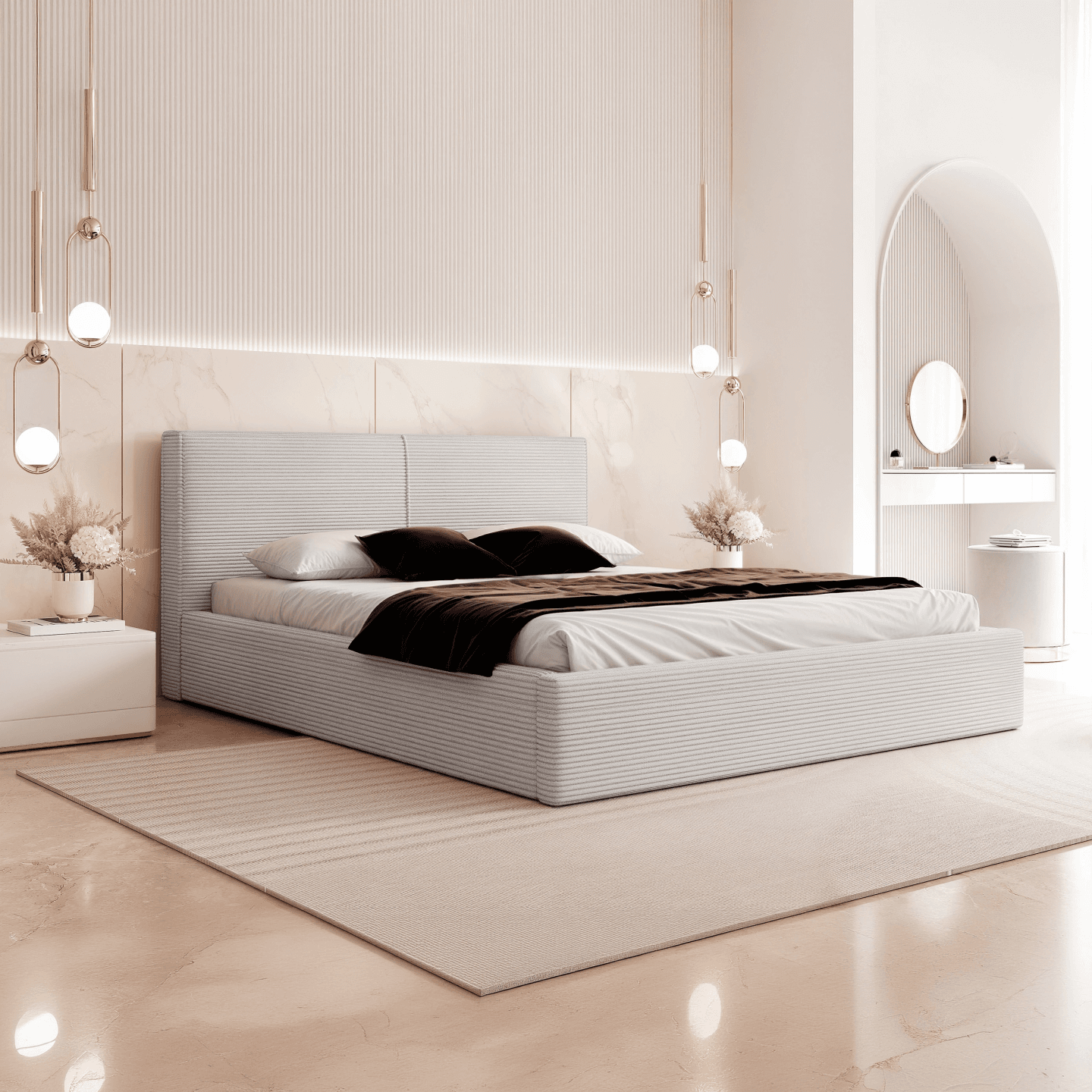 Łóżko Tapicerowane Alvio