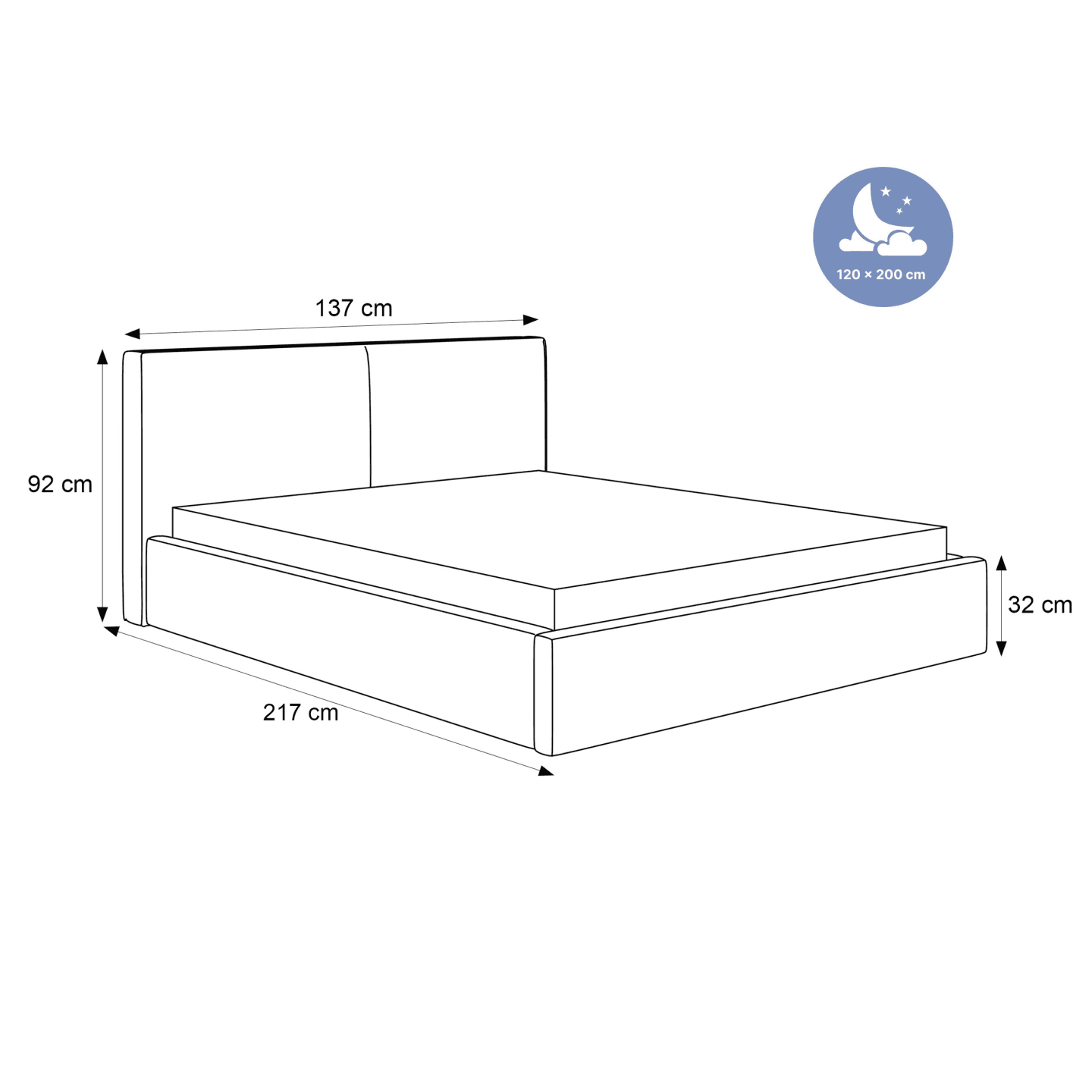 Łóżko Tapicerowane Alvio