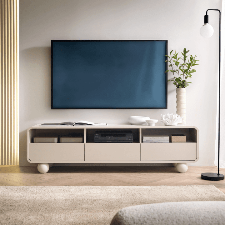 Szafka RTV Olea 160 cm kaszmir - zdjęcie 2