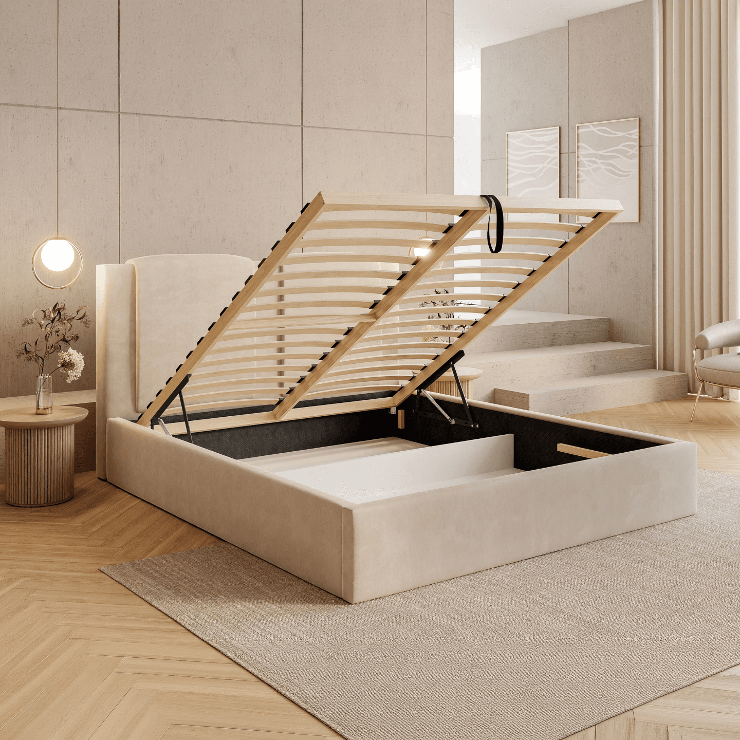 Łóżko Tapicerowane Savio