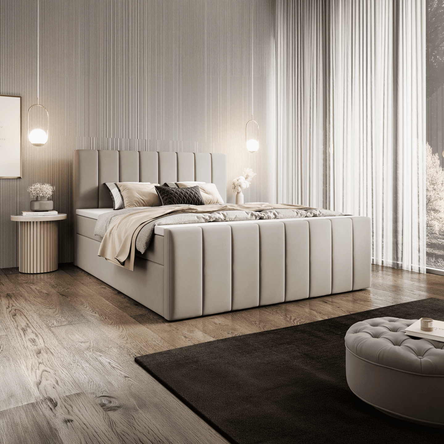 Łóżko kontynentalne Como - zdjęcie 2