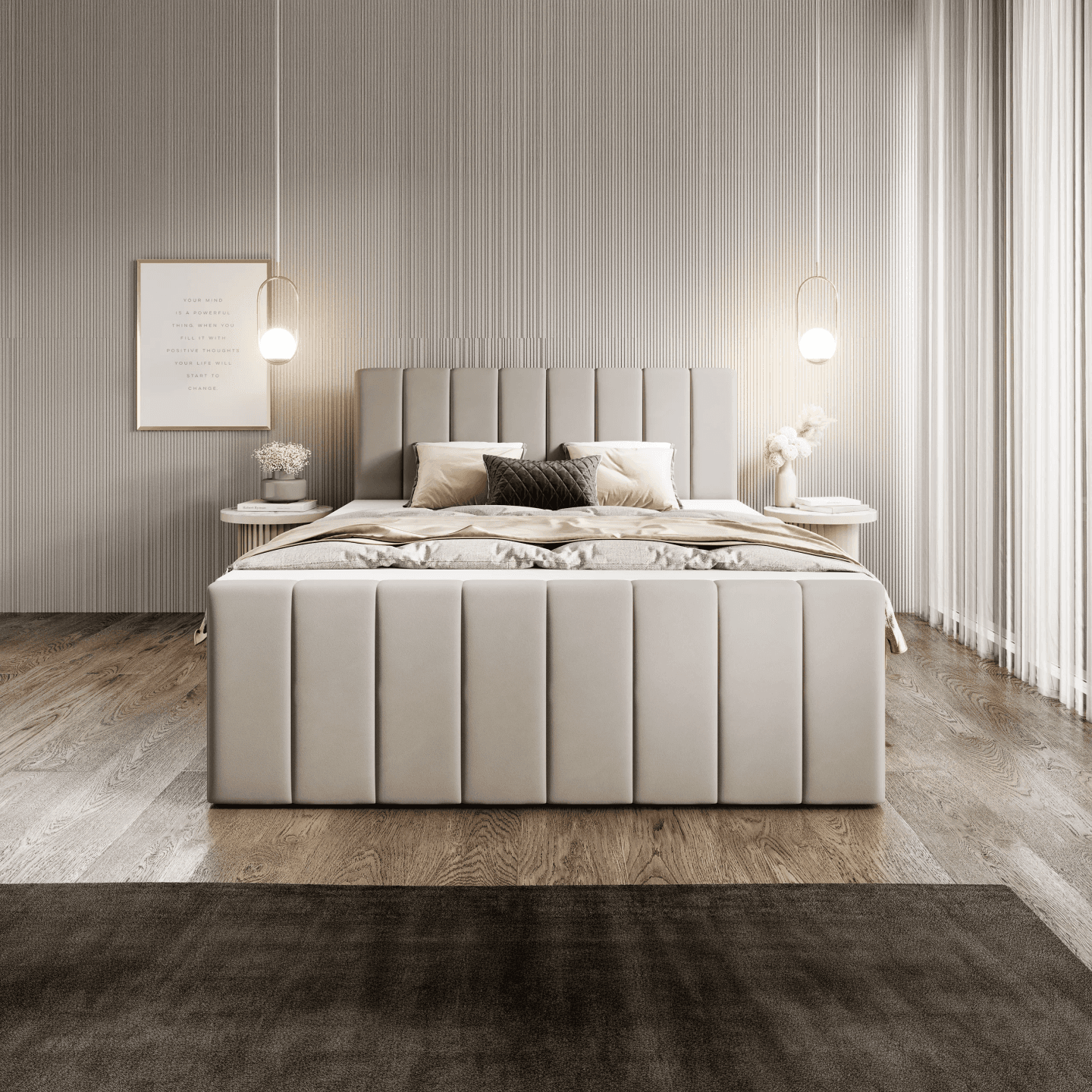 Łóżko kontynentalne Como