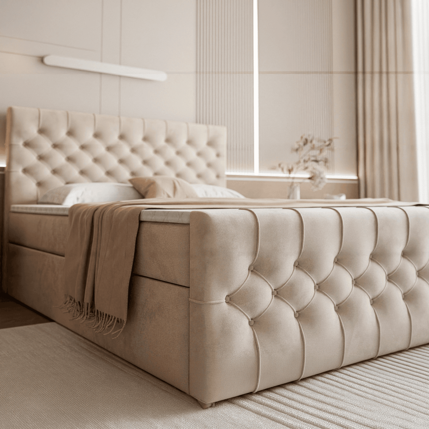 Łóżko kontynentalne Castello