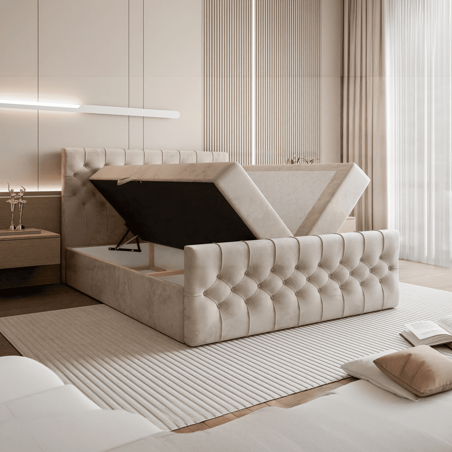 Łóżko kontynentalne Castello