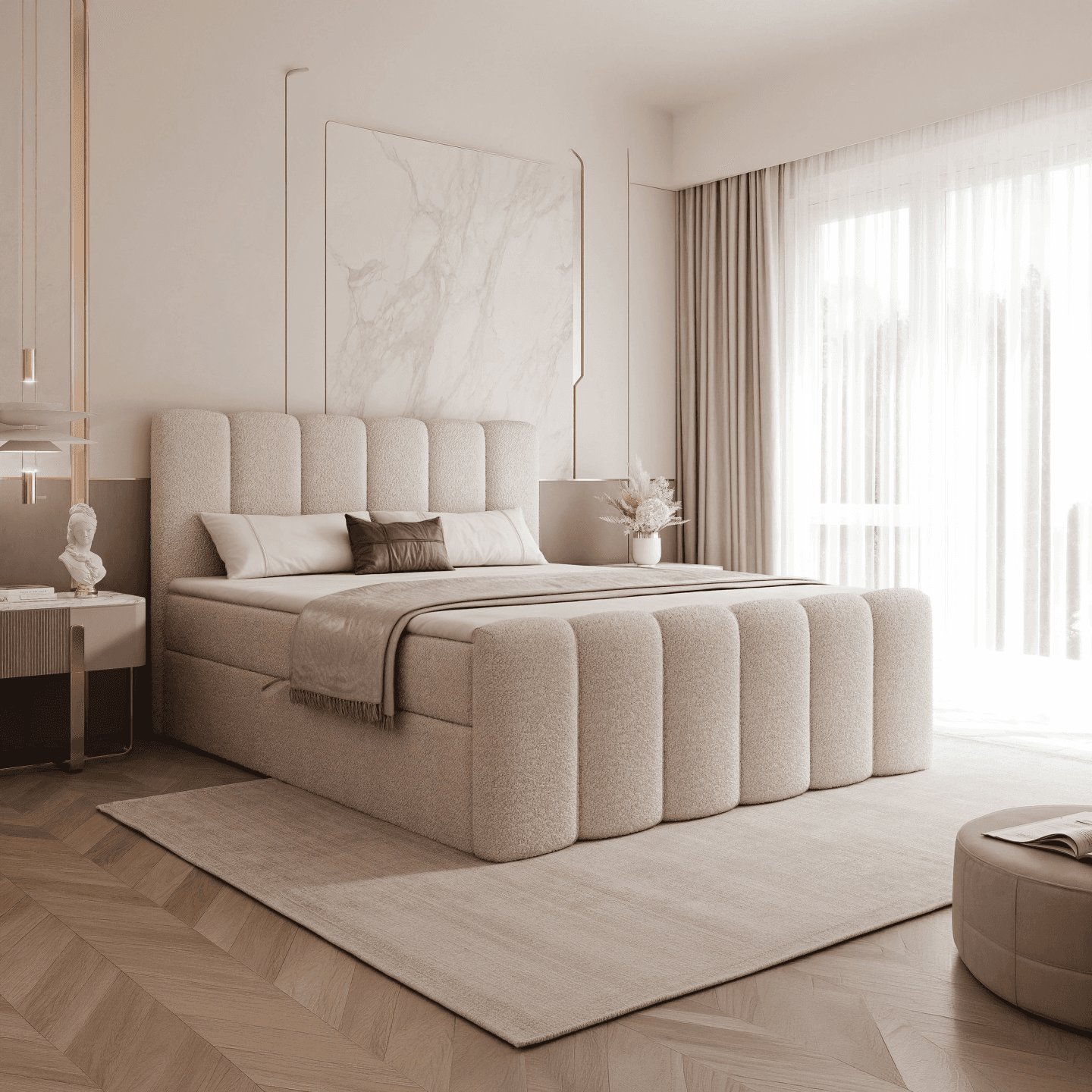 Łóżko kontynentalne Belluno