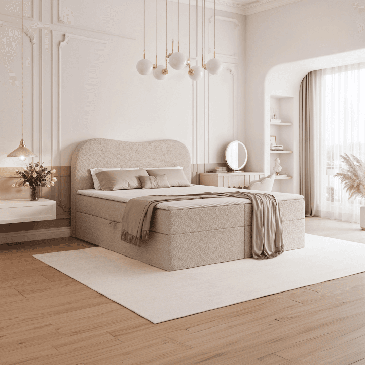 Łóżko kontynentalne Lovo - zdjęcie 2