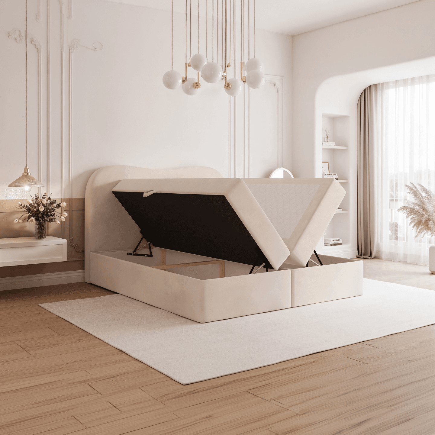 Łóżko kontynentalne Lovo