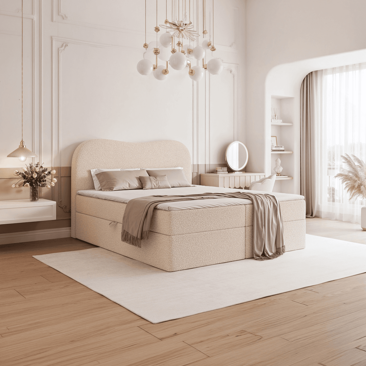 Łóżko kontynentalne Lovo