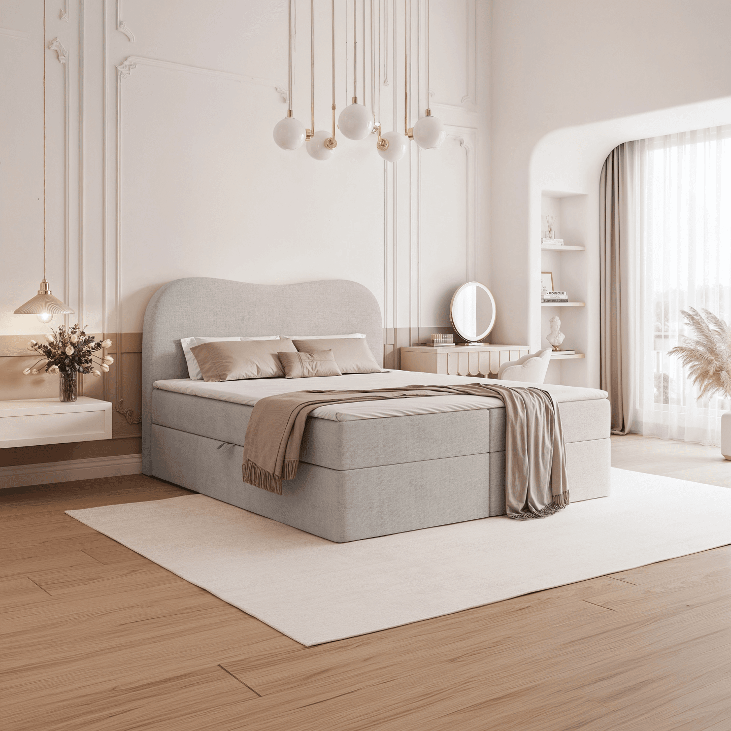 Łóżko kontynentalne Lovo