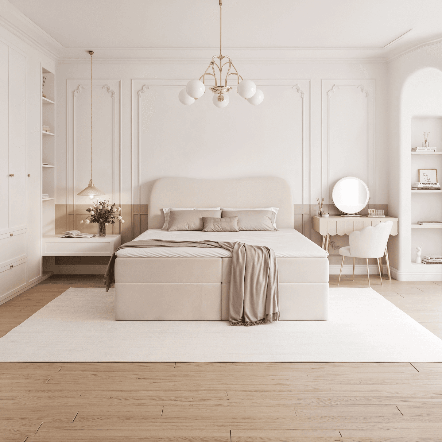 Łóżko kontynentalne Lovo