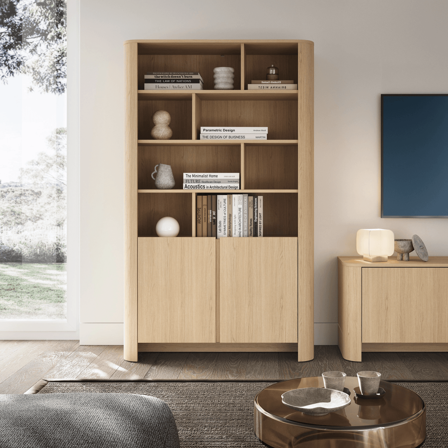 Regał Noya 103 cm dąb vicenza