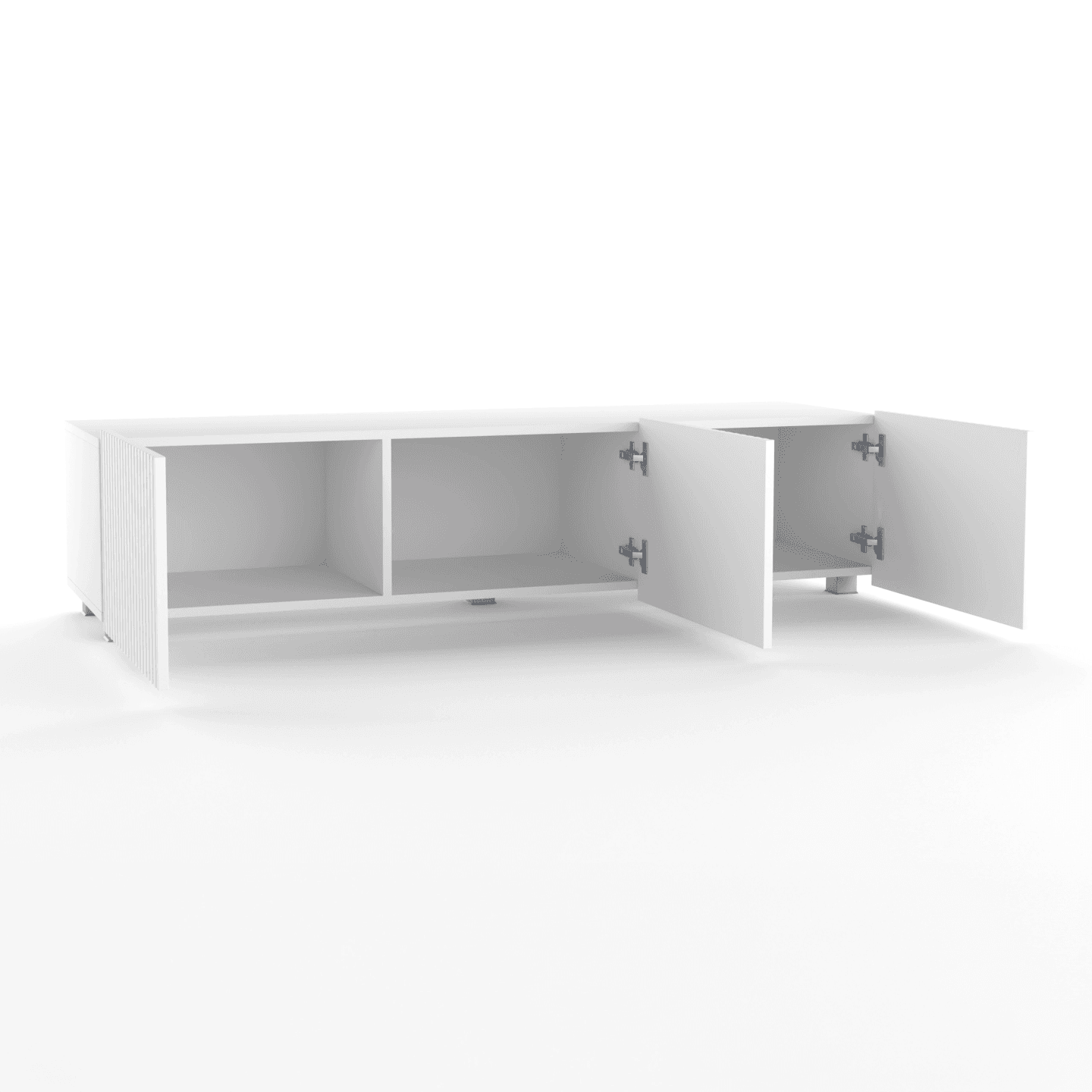 Szafka RTV Lio 150 cm Biała