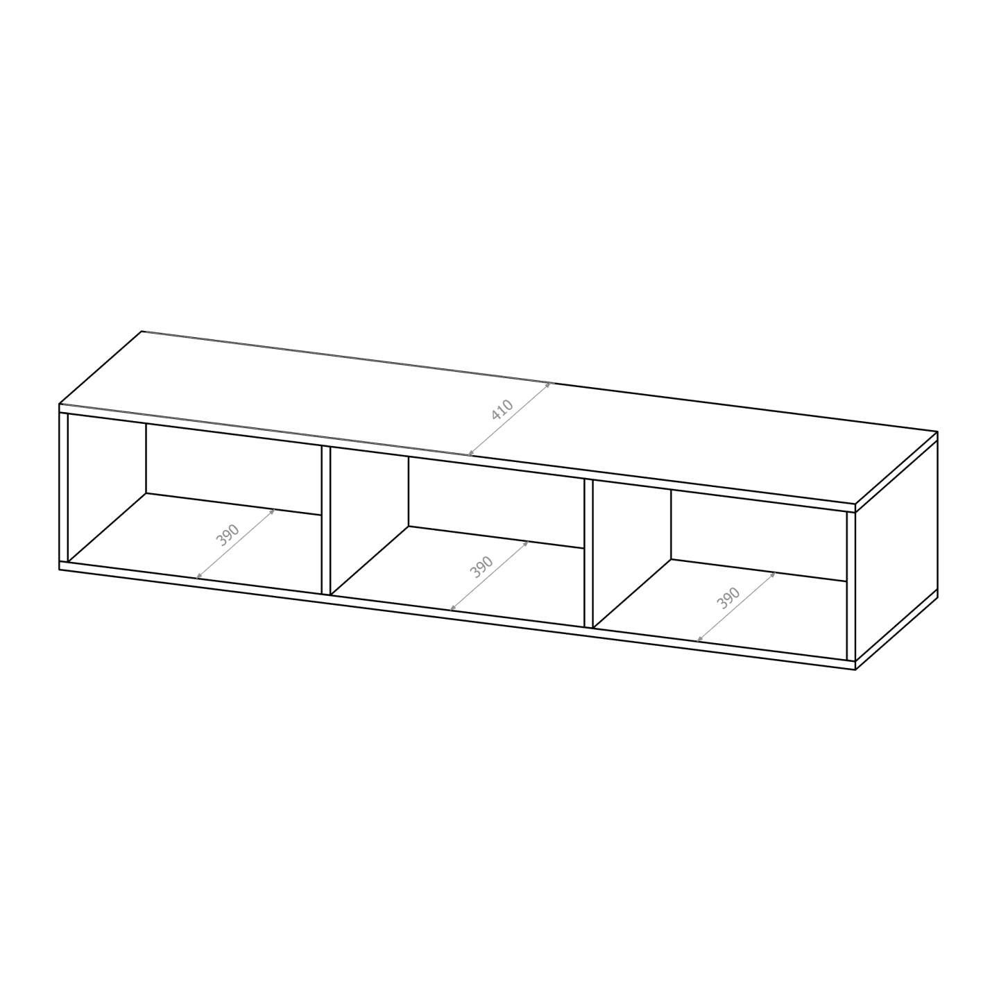 Szafka RTV Lio 150 cm Kaszmir