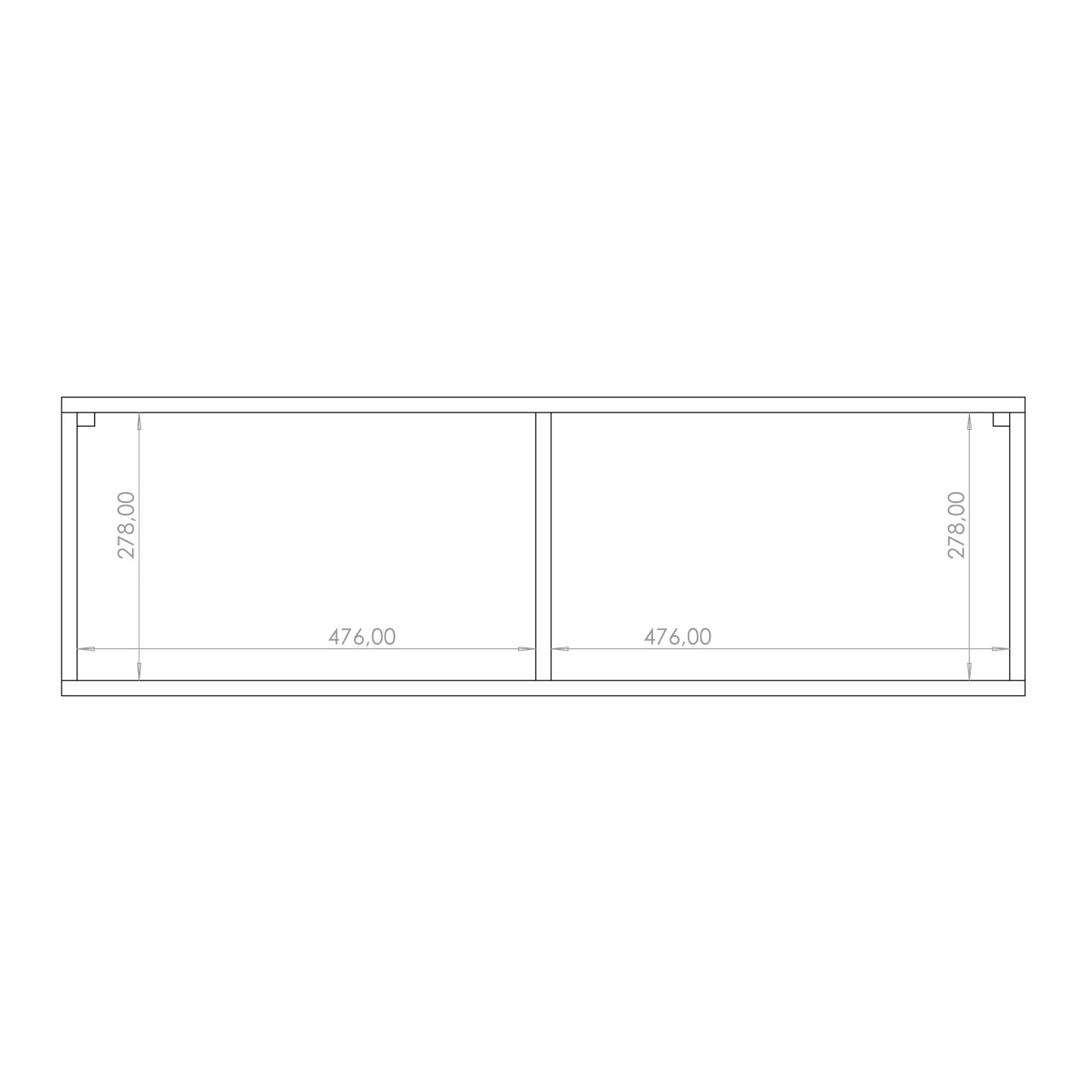 Szafka RTV Lio 100 cm Czarna