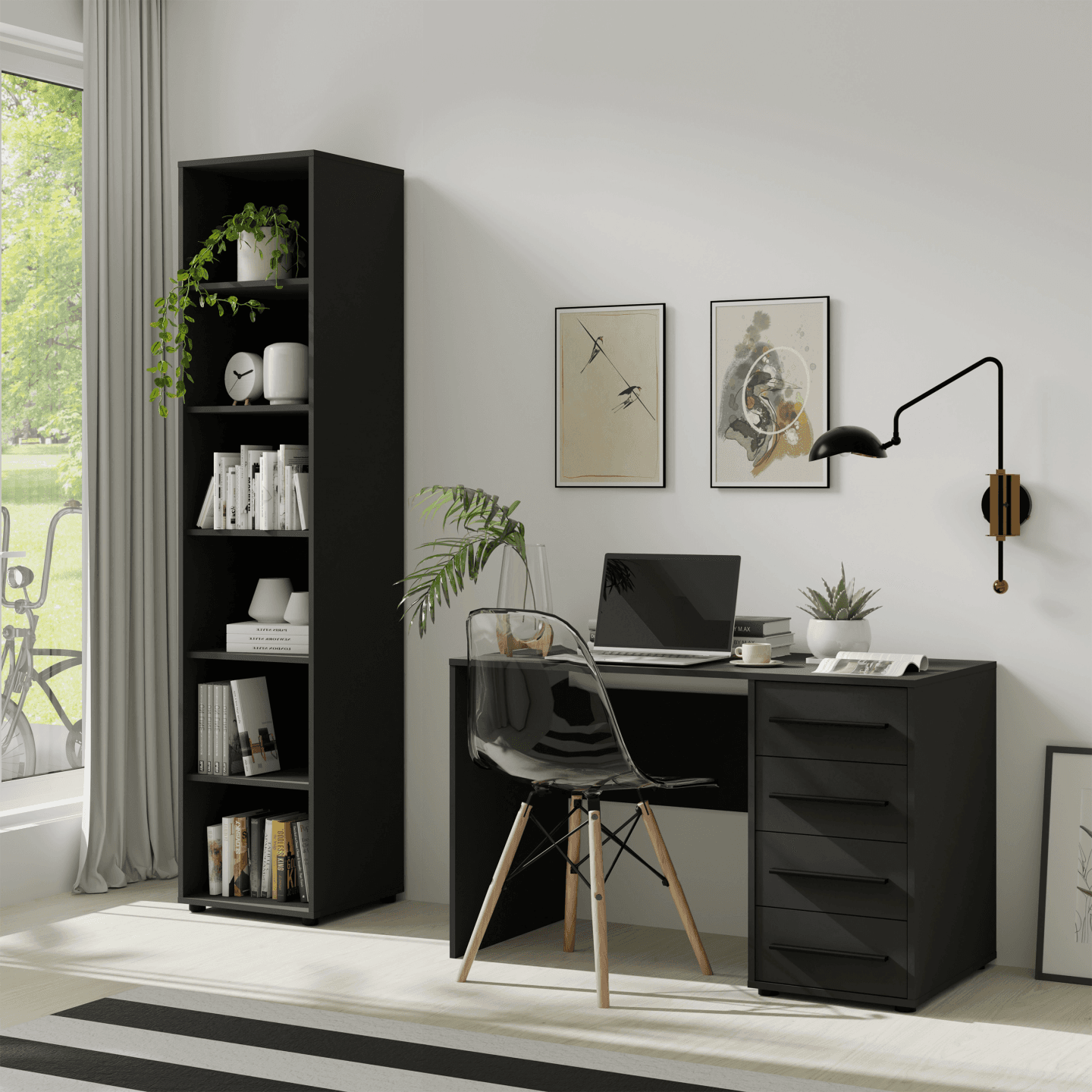 Biurko Ones 120 cm Czarne