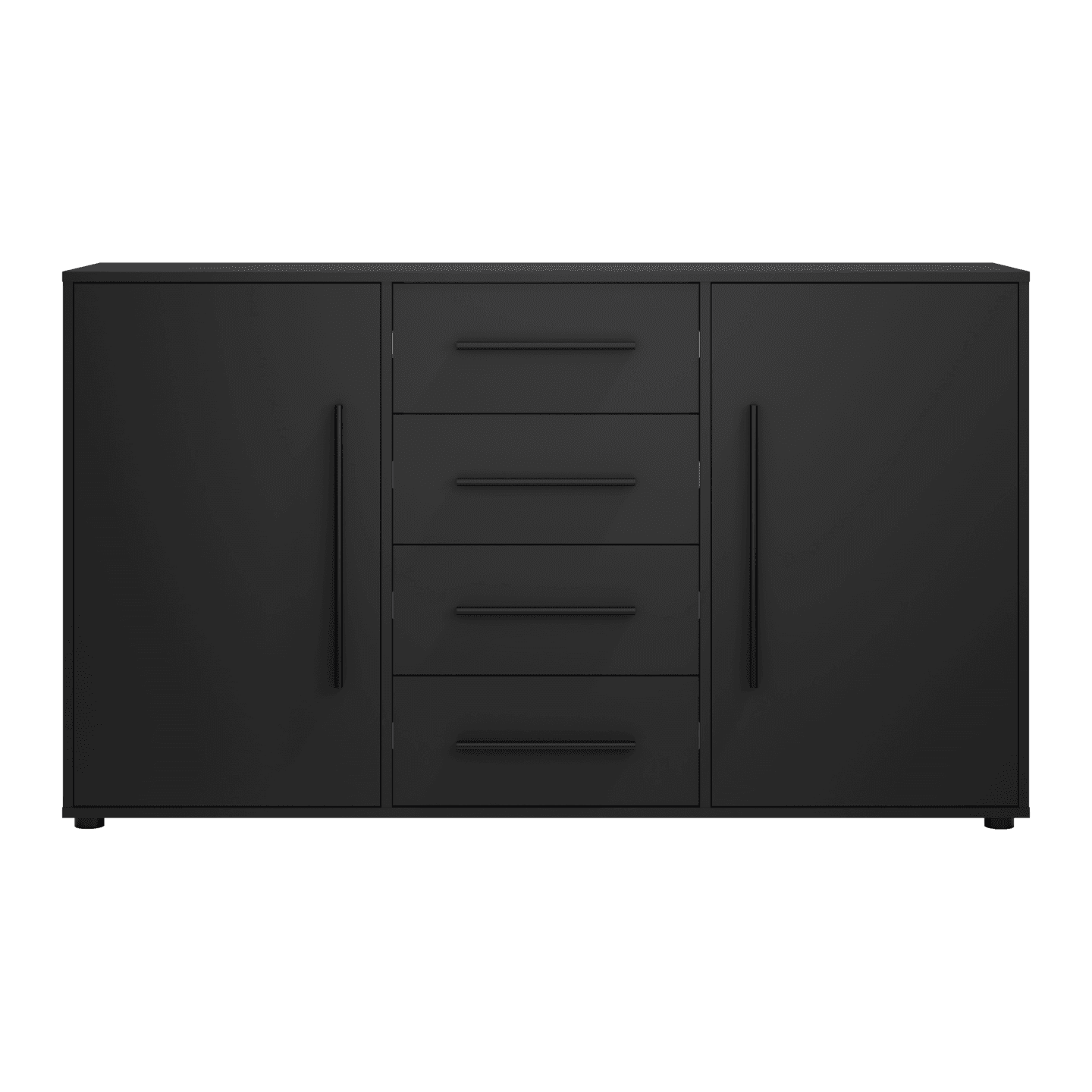 Komoda Ones 150 cm Czarna - zdjęcie 2