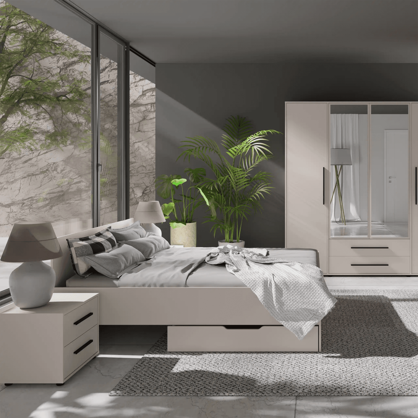 Łóżko Ones 160x200 cm Kaszmir