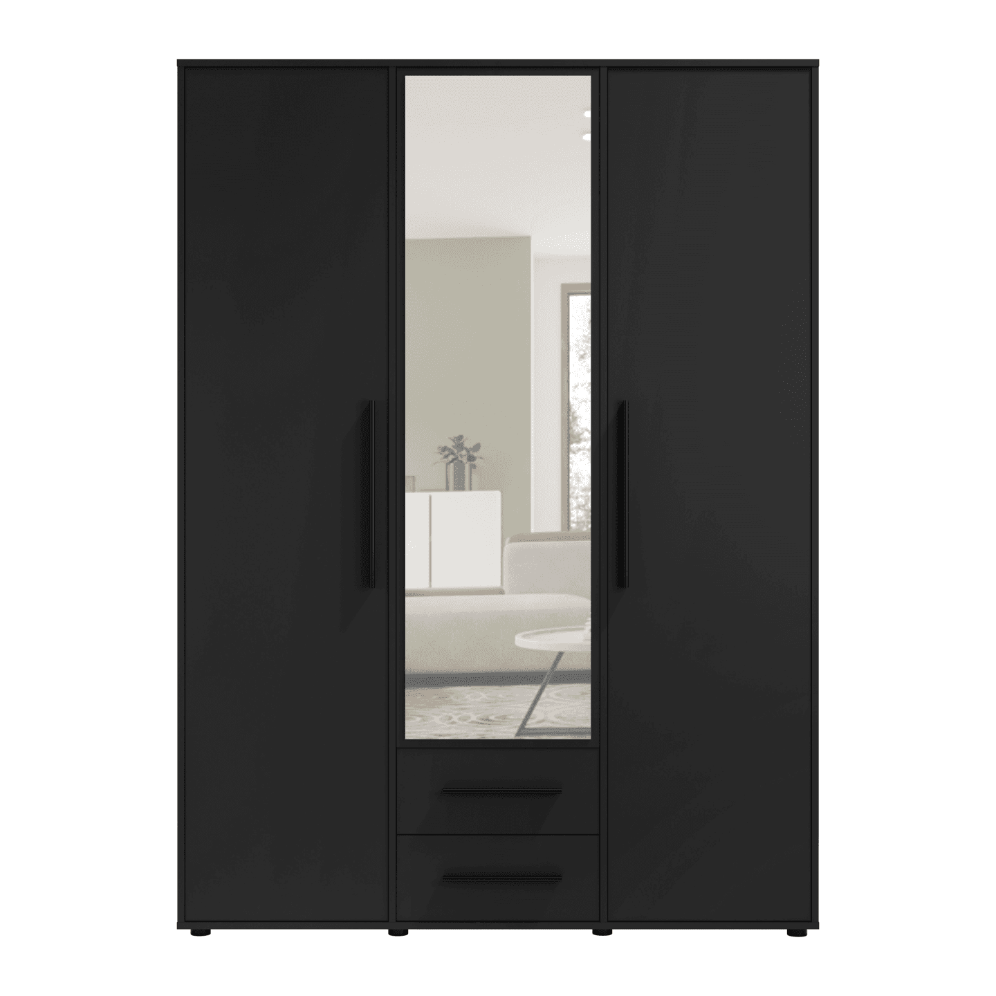 Szafa 3D Ones 150 cm Czarna