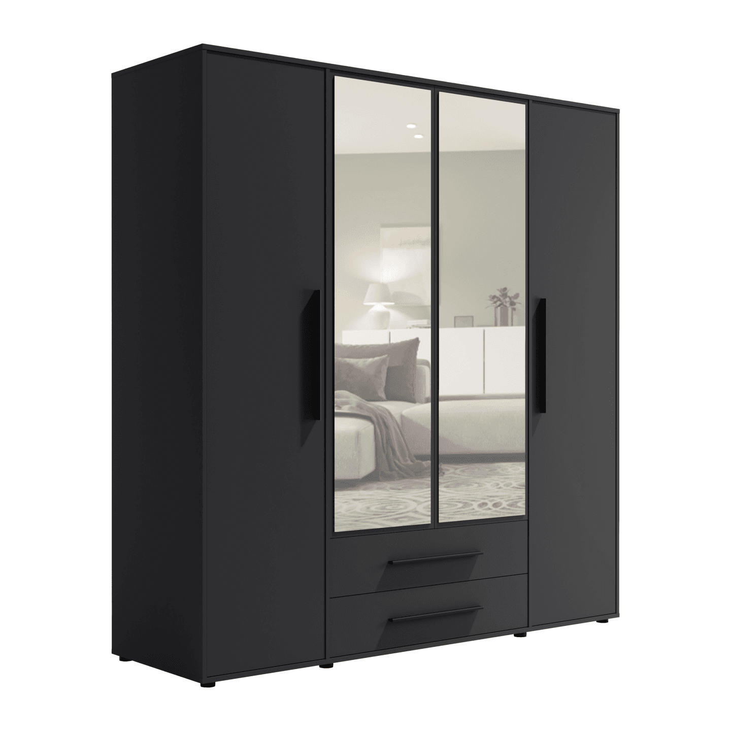 Szafa 4D Ones 200 cm Czarna