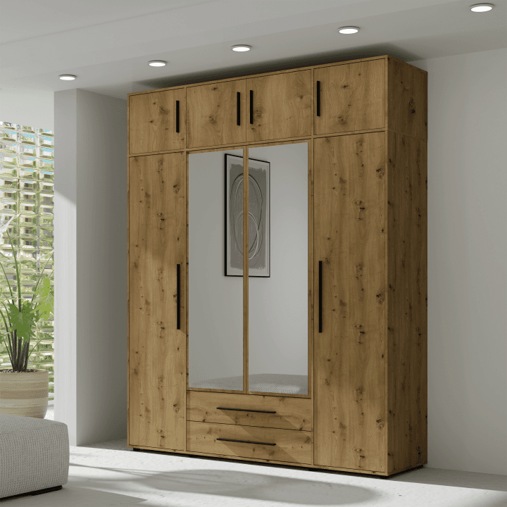 Nadstawka na szafę Ones 200 cm Dąb Artisan - zdjęcie 2