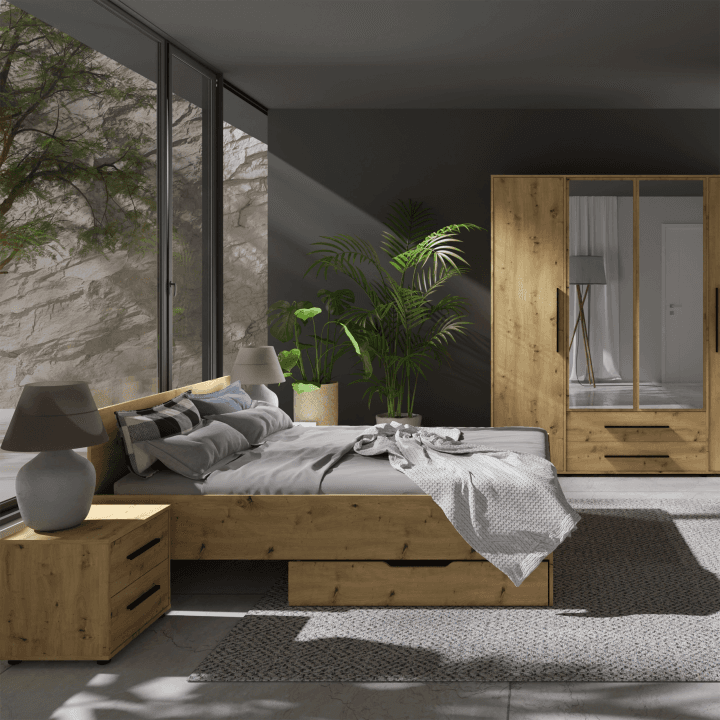 Stolik nocny Ones 52 cm Dąb Artisan - zdjęcie 2