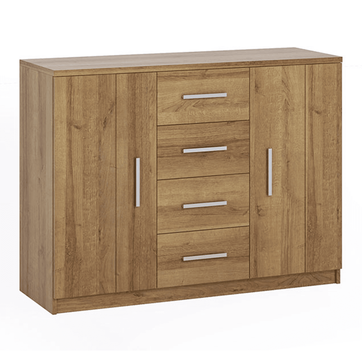 Komoda Neve 120 cm Dąb Złoty