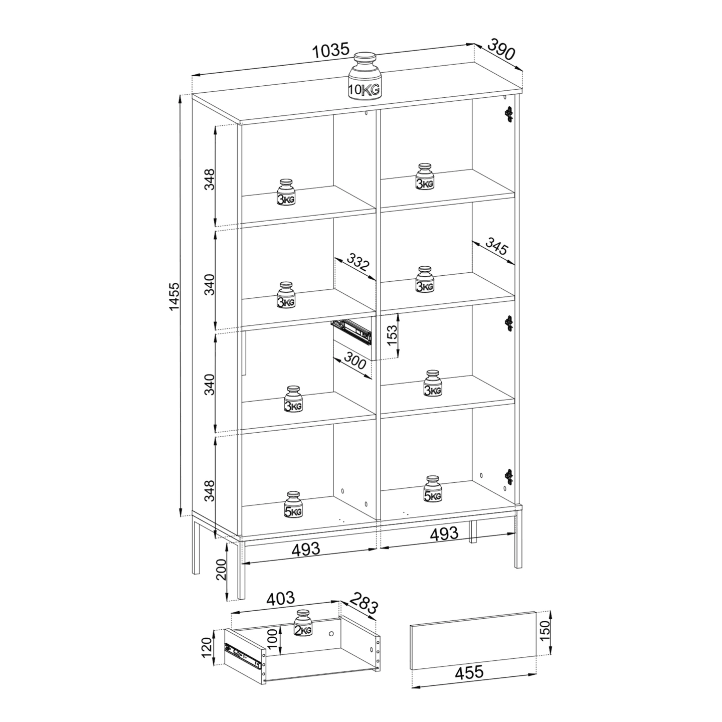 Witryna Royal WTSZ104 Kaszmir