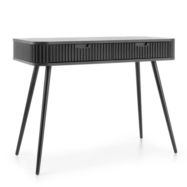 Toaletka Nole 103 cm czarna + czarne nóżki