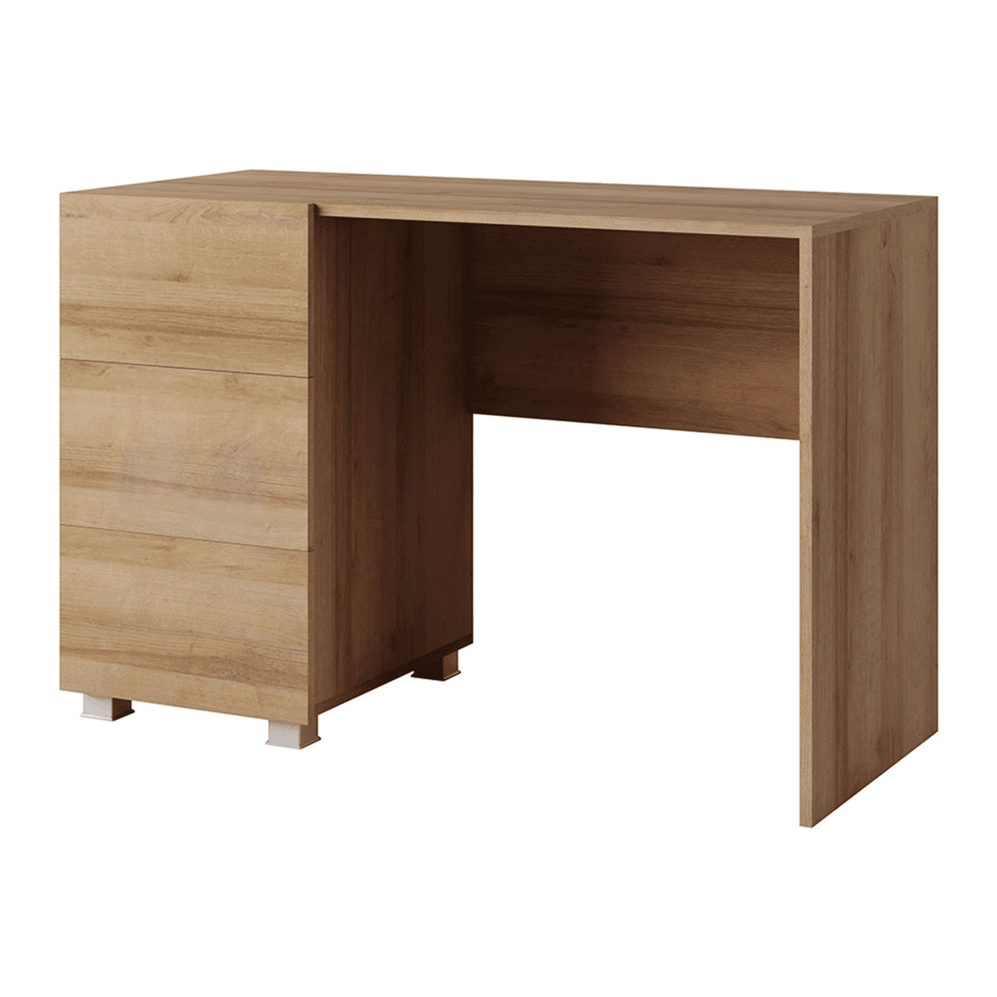 Biurko Olio 100 cm Dąb Złoty