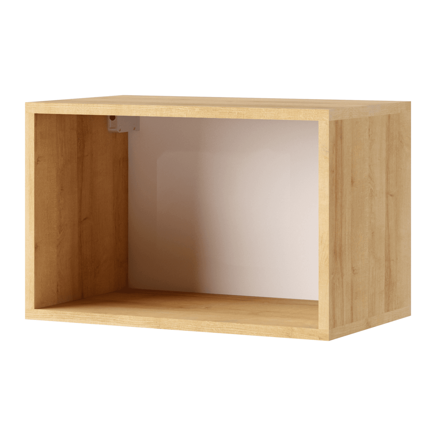 Półka Olio 50 cm Dąb Złoty + Biały