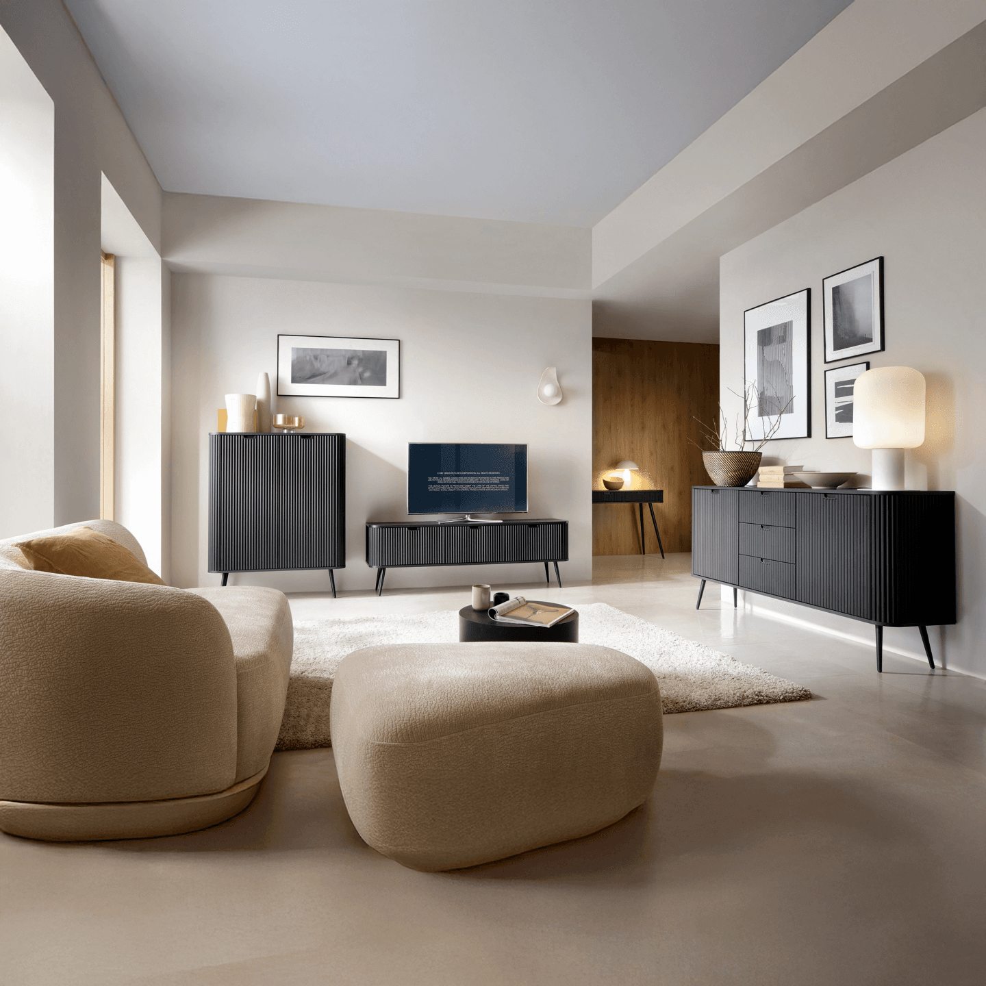 Szafka RTV Nole czarny