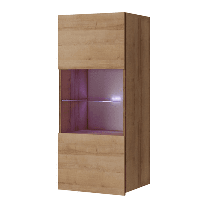 Witryna wisząca Olio 100 cm Dąb Złoty