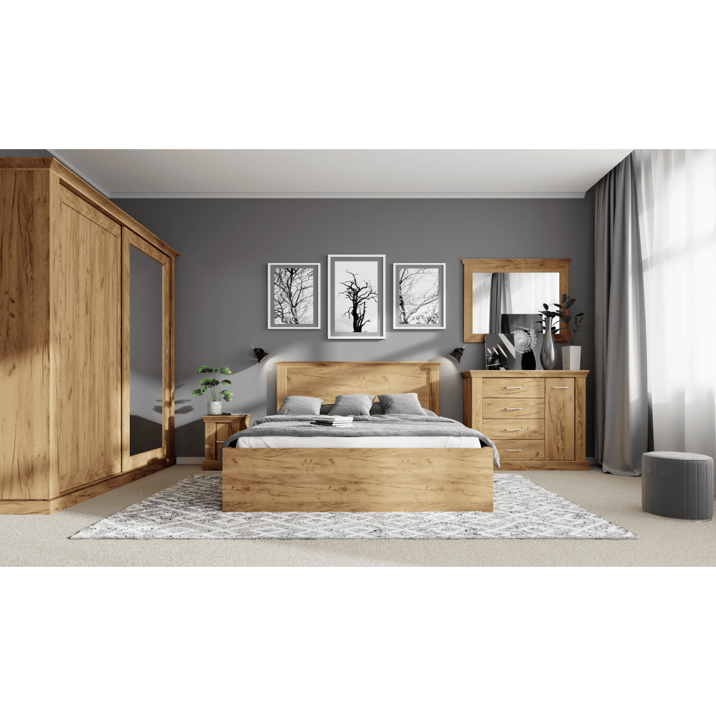 Witryna Renova 67 cm Kraft Złoty