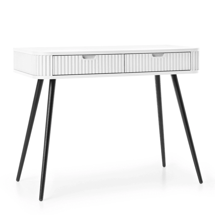 Toaletka Nole 103 cm biala + czarne nóżki