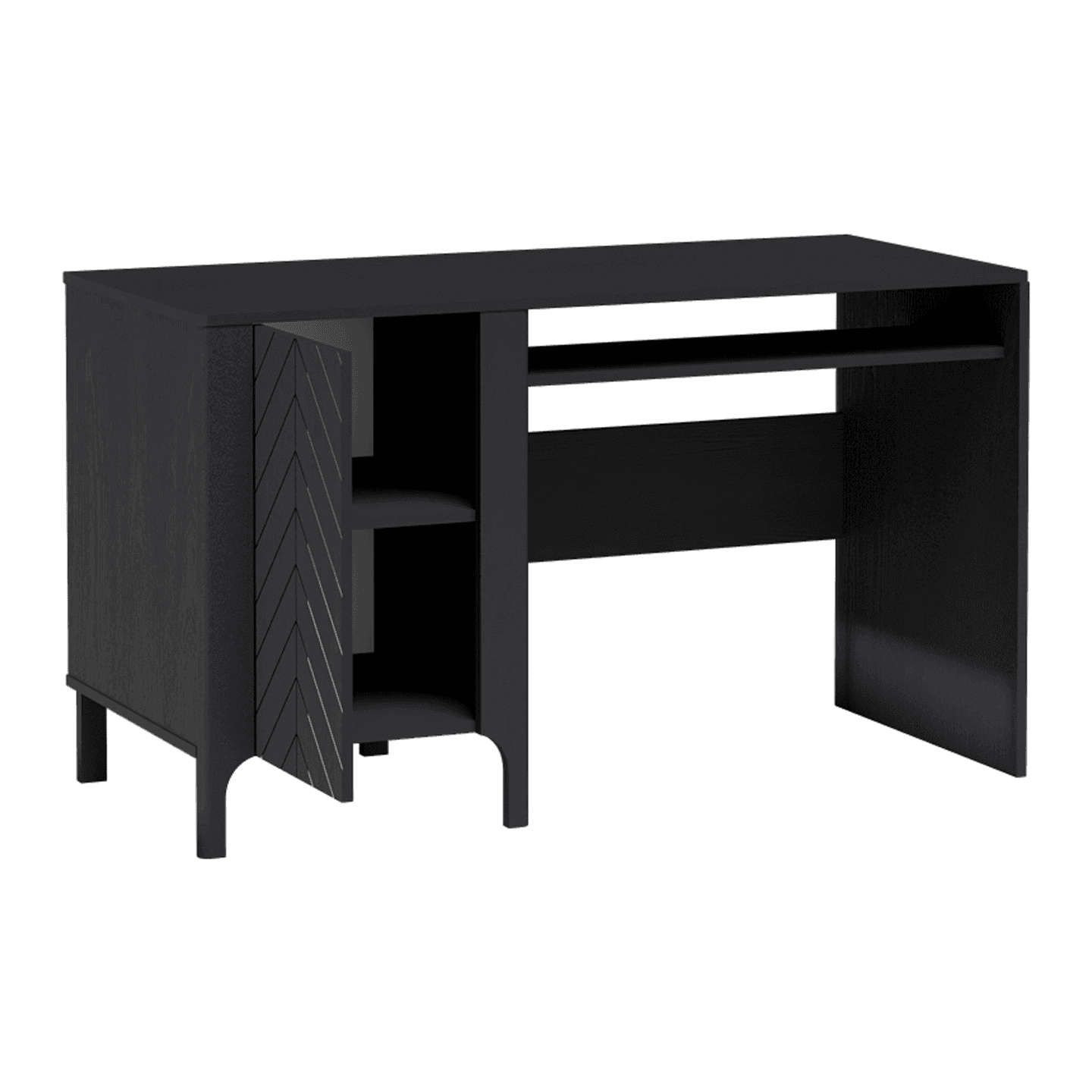 Biurko Solvian 135 cm Czarne