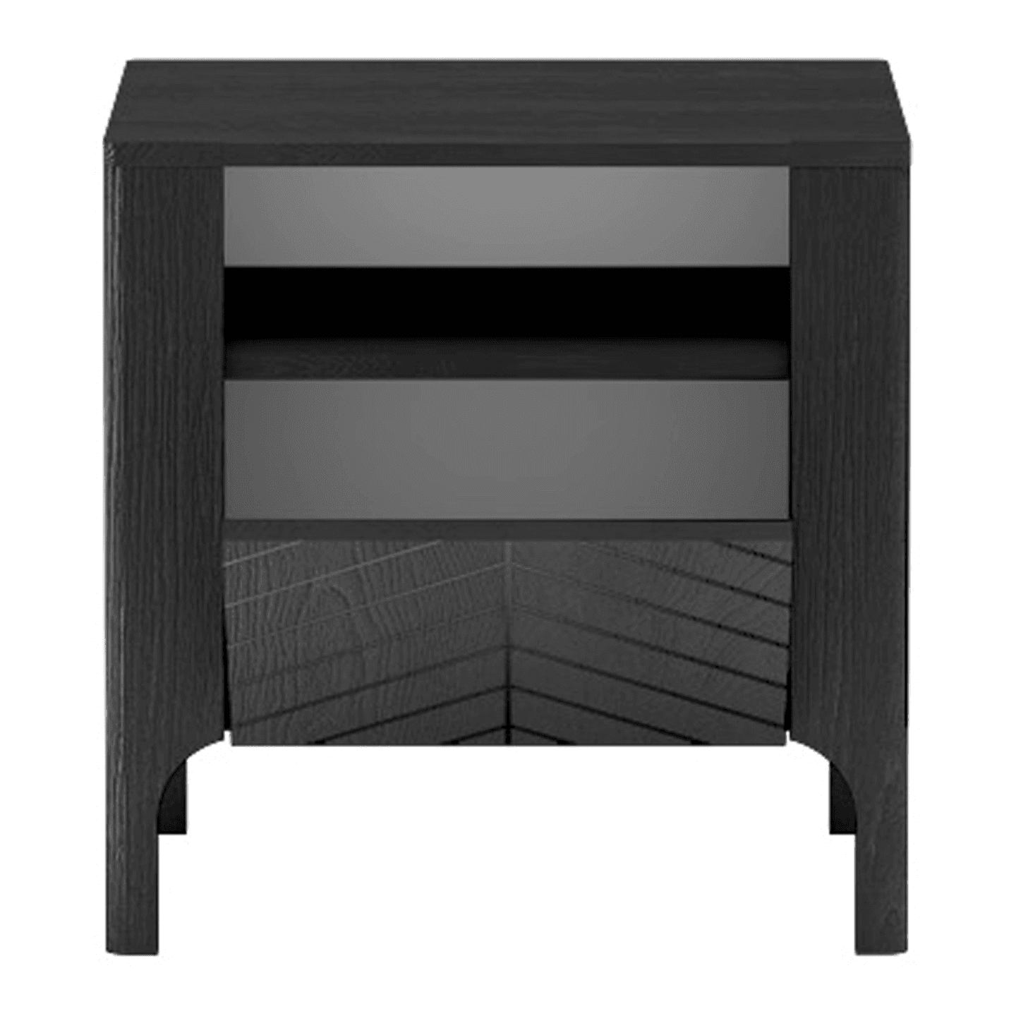 Stolik nocny Solvian 54 cm Czarny